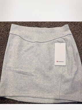 lululemon athletica Light Gray Mini Skirt